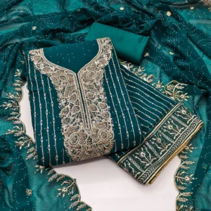 Unstitched Georgette Salwar Suit Material